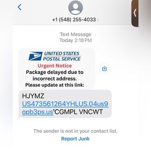 USPS scam!!